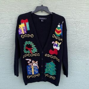Work In Progress Vintage Sz M Ugly Christmas Sweater